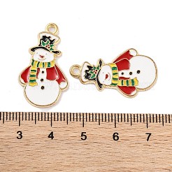 Pendentifs en alliage de placage de support de thème de Noël&nbsp;X-FIND-M020-04G-07