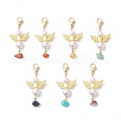 Pendentif décoratif en perles de coquillage d'ange&nbsp;HJEW-JM03440