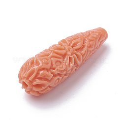 Perline corallo sintetico&nbsp;CORA-Q033-02A-08