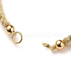 Fabricación de pulsera de cordón de poliéster trenzado ajustable&nbsp;AJEW-JB00760