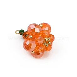 Anhänger aus Glasperlen mit Halloween-Motiv&nbsp;PALLOY-MZ00775-01