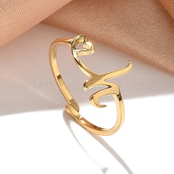 Anillos de puño de acero inoxidable 304 para mujer&nbsp;RJEW-D285-01G-H