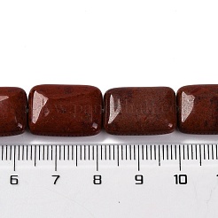 Natürliche rote Regenbogenjaspis-Perlenstränge&nbsp;G-T047-B19-01
