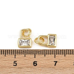 Colgante micropavé cubic zirconia de latón&nbsp;KK-A269-44G