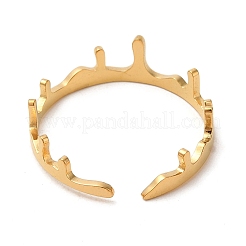 Bague de manchette ouverte en acier inoxydable 304&nbsp;LS-RJEW-Z026-04G