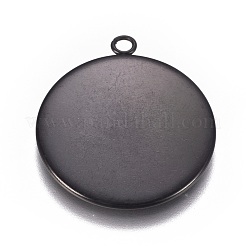 Cabochon pendenti in acciaio inossidabile 304&nbsp;X-STAS-G127-13-25mm-B