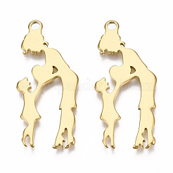 Pendentifs en acier inoxydable avec placage ionique (IP) 201&nbsp;STAS-N098-067LG