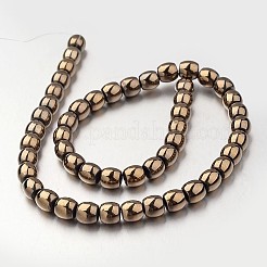 Electroplate non magnetici ematite sintetico fili di perline&nbsp;G-F300-43-06