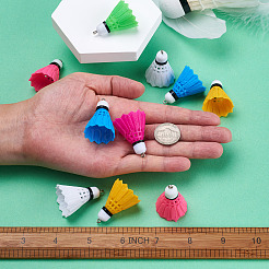 12pcs 6 Farben Plastikanhänger&nbsp;FIND-TA0001-60