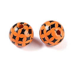 Perline di legno di Halloween&nbsp;WOOD-S064-01B