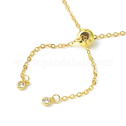 3 Stück 3-teilige Messing-Gleitkabelkettenarmbänder&nbsp;BJEW-TA00413