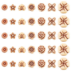 140pcs 7 Arten undurchsichtige Acrylperlen&nbsp;SACR-TA0001-50