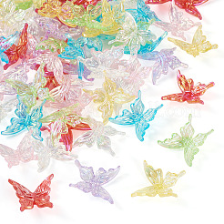 70pcs 7 Farben transparente Acrylperlen&nbsp;OACR-TA0003-44