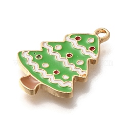 Navidad aleación tema colgantes de esmalte&nbsp;ENAM-Q509-01KCG-14