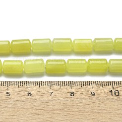 Natürliche Zitronen Jade Perlen Stränge&nbsp;G-C135-G02-01