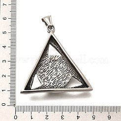 Pendentifs en acier inoxydable 304&nbsp;STAS-R140-06AS-04