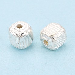 925 Sterling Silber gewellte Perlen&nbsp;STER-N016-126S