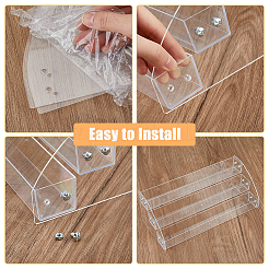 3-stufiger transparenter Acryl-Nagellack-Organizer&nbsp;ODIS-WH0061-18A-1