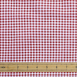 Tessuto in fibra di cotone tartan&nbsp;DIY-WH0504-685F