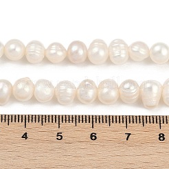 Fili di perle di perle d'acqua dolce coltivate naturali&nbsp;PEAR-I007-07Y-09A