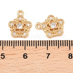 Colgante micropavé cubic zirconia de latón&nbsp;KK-L261-06G