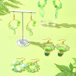 DIY-Sets zum Herstellen von Ohrringen aus Acrylperlen&nbsp;DIY-FS0006-67A