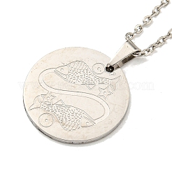 Colliers avec pendentif constellation qui ne ternissent pas&nbsp;LS-NJEW-S422-04P-12