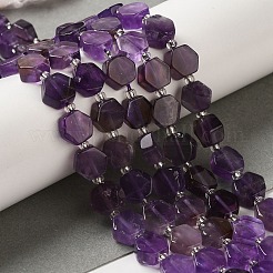 Natürlichen Amethyst Perlen Stränge&nbsp;G-P534-A13-02