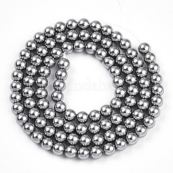 Peinture au four brins de perles de verre nacré&nbsp;X-HY-N002-4mm-A01