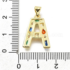 Pendentifs en laiton zircon cubique transparent&nbsp;KK-G521-01G-A-01