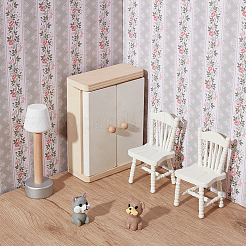 Mini-Puppenhaus-Wohnzimmer-Schlafzimmer-Tapete&nbsp;DIY-WH0504-841A-02