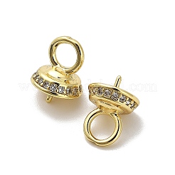Messing micro pave zirkonia tasse perle peg kautionen pin anhänger&nbsp;KK-S397-05A