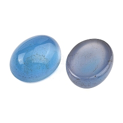Natürliche blaue Achat-Cabochons&nbsp;G-G350-06A