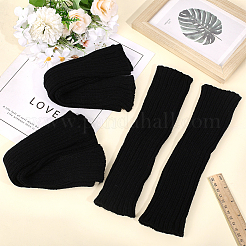 3 Paar fingerlose Strickhandschuhe aus Acrylfasergarn&nbsp;AJEW-DJ0001-59B