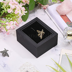Aufbewahrungsboxen für Manschettenknöpfe aus Kunststoff zum Umklappen&nbsp;CON-WH0095-227