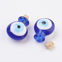 Handmade lampwork Parfümflasche Anhänger&nbsp;X-LAMP-P044-H05