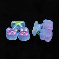 Perles en acrylique transparente&nbsp;X-MACR-S374-04B-04