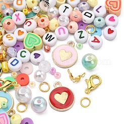 Diy candy color armband weinglas charme herstellung kit&nbsp;DIY-YW0006-21