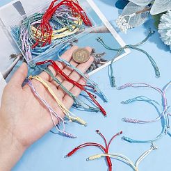 Verstellbares Zubehör für geflochtene Nylonschnüre zur Herstellung von Armbändern&nbsp;AJEW-PH0004-84