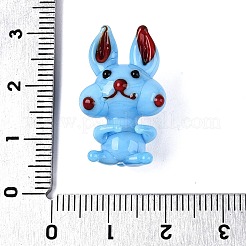 Handgefertigte Bunte Malerei-Kaninchenfigur als Dekoration&nbsp;LAMP-N034-27E