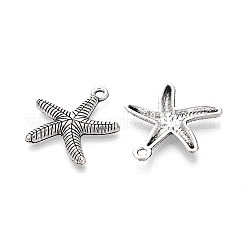 Tibetischer stil Aluminium Anhänger & Charms&nbsp;TIBEP-T054-09AS