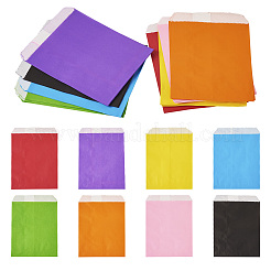40pcs 8 Farben umweltfreundliche Kraftpapiertüten&nbsp;AJEW-TA0001-70