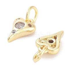 Ottone micro spianare fascino zirconi&nbsp;KK-C051-06G-01