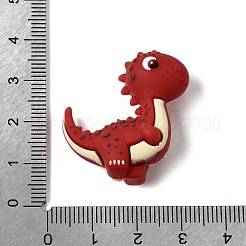 Cartoon-Dinosaurier-Fokalperlen aus umweltfreundlichem Silikon in Lebensmittelqualität&nbsp;SIL-C010-01