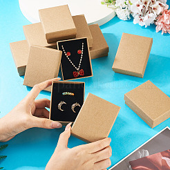 12 Stück Schmuckset-Boxen aus mit Kraftbaumwolle gefülltem Papppapier&nbsp;CBOX-TA0001-16