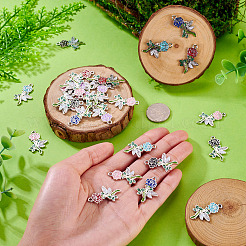 60pcs pendentifs en émail en alliage&nbsp;ENAM-TA0003-75P