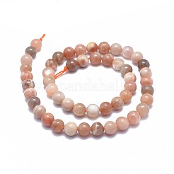 Natürliche sunstone Perlen Stränge&nbsp;G-I249-B03-02