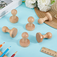 Timbres en bois&nbsp;DIY-WH0678-99C