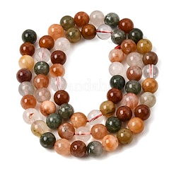 Perles de quartz rutile en fourrure de lapin naturelle et colorée&nbsp;GG-CBA4808-I01-6mm