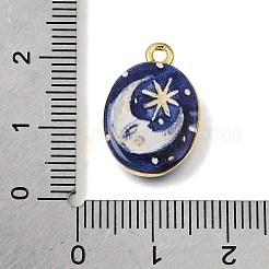 Bedruckte Messinganhänger&nbsp;KK-CBAE379-01G-B